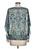 Max Studio 100% Polyester Teal 3/4 Sleeve Blouse Size L - photo 2