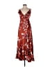 Lulus 100% Polyester Floral Brown Casual Dress Size XS - photo 1