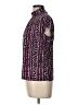 Rafaella Purple Short Sleeve Turtleneck Size L - photo 5