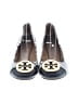 Tory Burch 100% Leather Animal Print Blue Black Flats Size 5 - photo 2