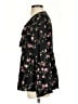 Buddy Love 100% Polyester Black 3/4 Sleeve Blouse Size S - photo 5