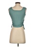 Shein Teal Sleeveless T-Shirt Size S - photo 2