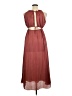 Unbranded 100% Polyester Brown Burgundy Casual Dress Size XL (estimated) - photo 2