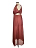 Unbranded 100% Polyester Brown Burgundy Casual Dress Size XL (estimated) - photo 5