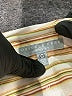 Foxcroft 100% Cotton Stripes Gold Long Sleeve Blouse Size 20 - photo 7