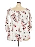 Torrid White 3/4 Sleeve Blouse Size 3X Plus (3) - photo 1