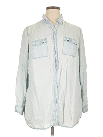 Coldwater Creek 3/4 Sleeve Button-Down Shirt (view 1)