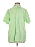 Assorted Brands Green Short Sleeve Button-Down Shirt Size M - photo 1