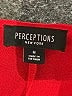 Perceptions Red Casual Dress Size M - photo 7