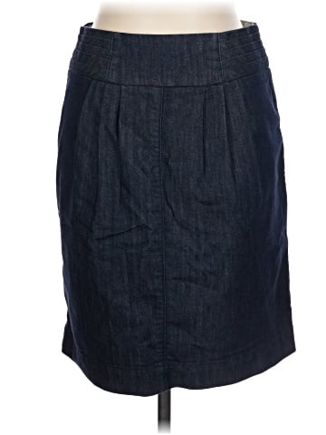 Pilcro and the Letterpress Denim Skirt (view 2)