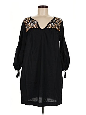 Madewell Embroidered Slit-Sleeve Dress (view 1)