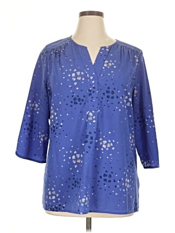 Croft & Barrow 3/4 Sleeve Blouse (view 1)