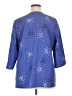Croft & Barrow 100% Polyester Stars Blue 3/4 Sleeve Blouse Size XL - photo 2