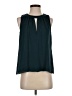 J.Crew 100% Polyester Teal Sleeveless Blouse Size 0 - photo 1