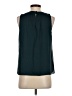 J.Crew 100% Polyester Teal Sleeveless Blouse Size 0 - photo 2