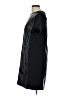 Ann Taylor 100% Polyester Solid Black Casual Dress Size L - photo 5