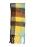 Roots Plaid Yellow Blue Scarf One size - photo 2