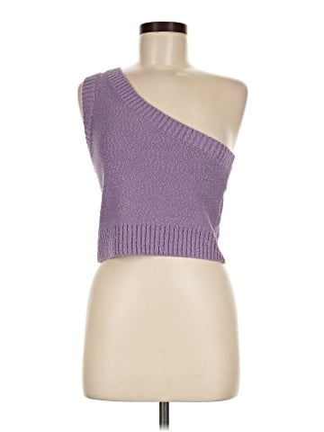 Madewell Textural-Knit One-Shoulder Sweater Tank (view 1)