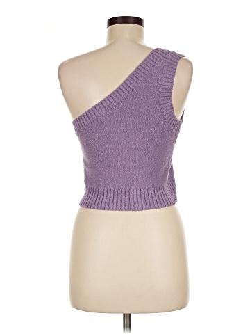 Madewell Textural-Knit One-Shoulder Sweater Tank (view 2)