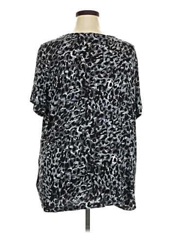 Jaclyn Smith Short Sleeve Blouse (view 2)