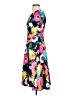 Talbot Runhof Floral Pink Black Cocktail Dress Size 2 - photo 5