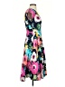 Talbot Runhof Floral Pink Black Cocktail Dress Size 2 - photo 4