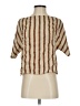 Samuji Stripes Brown Short Sleeve Blouse Size EU 36 / US 6 - photo 1