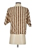 Samuji Stripes Brown Short Sleeve Blouse Size EU 36 / US 6 - photo 2