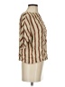 Samuji Stripes Brown Short Sleeve Blouse Size EU 36 / US 6 - photo 4