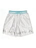 Fashion Nova 100% Polyester Metallic Silver White Athletic Shorts Size S - photo 1