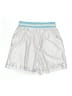 Fashion Nova 100% Polyester Metallic Silver White Athletic Shorts Size S - photo 2