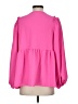 Unbranded 100% Polyester Pink 3/4 Sleeve Blouse Size S - photo 2