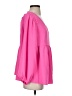 Unbranded 100% Polyester Pink 3/4 Sleeve Blouse Size S - photo 4