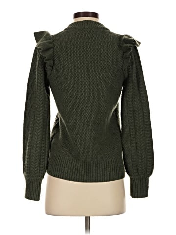 Madewell Hollydene Ruffle-Shoulder Pullover Sweater (view 2)