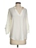 Dna Couture 100% Polyester Ivory 3/4 Sleeve Blouse Size S - photo 1