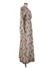 Unbranded 100% Polyester Paisley Brown Casual Dress Size M - photo 4