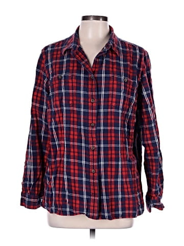 Duluth Trading Co. Long Sleeve Button-Down Shirt (view 1)