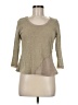 MONORENO Tan 3/4 Sleeve Top Size M (estimated) - photo 1
