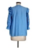 Ramy Brook 100% Polyester Blue 3/4 Sleeve Blouse Size M - photo 2