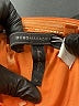 BCBGMAXAZRIA 100% Polyester Color Block Orange Cocktail Dress Size 4 - photo 4