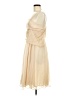 Geode 100% Polyester Tan Ivory Cocktail Dress Size M - photo 5