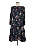 Assorted Brands Floral Black Casual Dress Size 9 - photo 1
