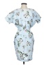Assorted Brands Floral Blue Cocktail Dress Size S (estimated) - photo 1