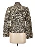 Calvin Klein Animal Print Ivory Blazer Size 10 (petite) - photo 2