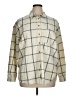 Universal Thread 100% Cotton Plaid Ivory Long Sleeve Button-Down Shirt Size XL - photo 1