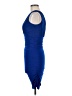 Soprano Solid Blue Cocktail Dress Size M - photo 5