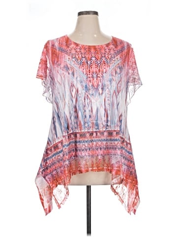 One World Short Sleeve Blouse (view 1)