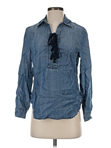Saks Fifth Avenue Long Sleeve Blouse (view 1)