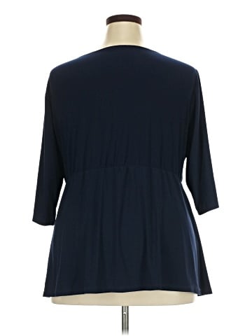 Kiyonna 3/4 Sleeve Blouse (view 2)