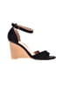 Qupid Black Wedges Size 9 - photo 1